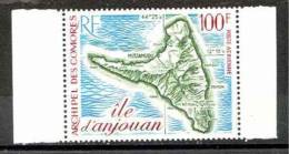 COMORES.  1972  P Aérien. N° 49 Neuf  X X Ile Anjouan - Luchtpost