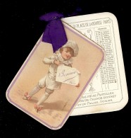 Calendrier 1881 Spécialité De PASTILLES Agents De  Change BONNET PARIS Et Du Palais GOMME Petits Fours - Small : ...-1900