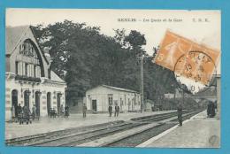 CPA - Chemin De Fer La Gare SENLIS 60 - Senlis