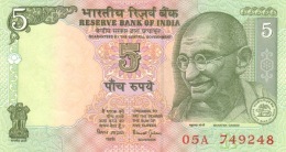 INDIA 5 RUPEES ND (2002) P-88Ac UNC SIGN. B JALAN. PLATE LETTER R [IN271a3] - Inde