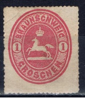 DR+ Braunschweig 1865 Mi 18 Mng Wappen - Brunswick