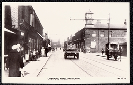 RARE OLD PHOTO CARD LIVERPOOL ROAD - PATRICROFT ( Greater Manchester ) - With Lorrie - Truck - Manchester