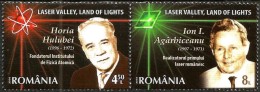 Romania - 2016 - Beyond Frontiers Of Knowledge - Laser Valley - Land Of Lights - Mint Stamp Set - Nuovi