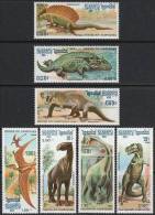 KAMPUCHEA Prehistoire. Animaux Prehistoriques, (yvert 618/24) ** MNH, Sans Charniere. - Vor- U. Frühgeschichte