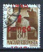 Hungary 1945. Assistant Stamp ERROR - Overprint Dislocaions, USED - Errors, Freaks & Oddities (EFO)