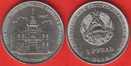 Transnistria 1 Rouble 2016 "Church In Dnestrovsk" UNC - Moldawien (Moldau)