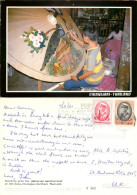 Painting Umbrellas, Chiang Mai, Thailand Postcard Posted 2001 Stamp - Thaïlande