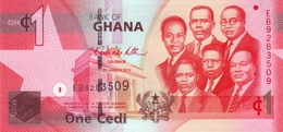 Ghana (BOG) 1 Cedi 2010 Series E UNC Cat No. P-37c / GH145c - Ghana