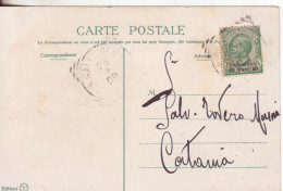 152-Uffici Postali All´estero-Levante-Salonicco-10 Parà/5c.-v.1909 X Catania-Cart.Costumi Turchi - Albanie