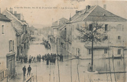 39 // FRAISANS  Crue Du Doubs 1910  La Grande Rue - Dampierre