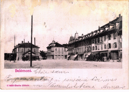 Carte Postale Ancienne De DELEMONT - Delémont