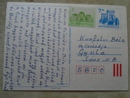 D144254 HUNGARY-Entier Postal Stationery -Ganzsache - 7 Ft   Blue  Bridge  Stamp  Printorg - Postal Stationery