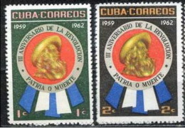 Cuba 0583/584 ** MNH. 1962 - Unused Stamps