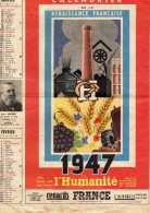 -- CALENDRIER DE LA RENAISSANCE FRANCAISE - - Grand Format : 1941-60