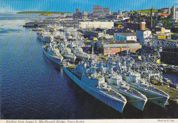 Halifax Nova Scotia - The Royal Canadian Naval Dockyard , Warships - Halifax