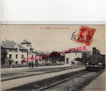 71 - PRISSE - LA GARE QUARTIER DE LA GARE   1908 - Montceau Les Mines