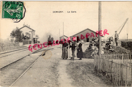 71 - DEMIGNY  - LA GARE  RARE - Autres & Non Classés