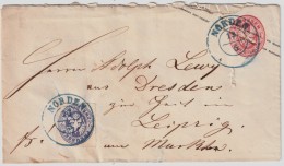 Hannover-K" " NORDEN "  Blau Auf Preußen, Dekorativ!  , #6813 - Lettres & Documents