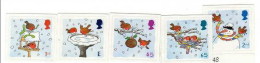 Great Britain / United Kingdom / Christmas / Birds / Self - Adhesive Set - Unused Stamps