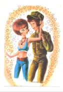FANTAISIE  - Couple, Militaire, Soldat, Coeur - Illustrateur " Cano" (lau) - Other Illustrators