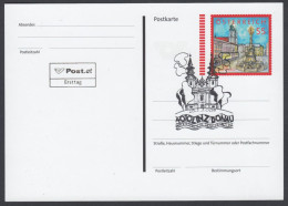 Austria 2009, Postal Stationery "Main Square In Linz" W./postmark Linz - Brieven En Documenten