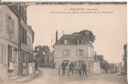 80   Oisemont La Fourche Des Rues D'amiens Et De Fontaine - Oisemont