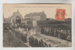 CPA PLOUDALMEZEAU (Finistère) - Procession De La Fête-Dieu Passage Du Saint Sacrement - Ploudalmézeau