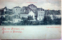 57 FENETRANGE FINSTINGEN SOUVENIR  MADCHENPESIONNAT  UN LEGER PLI CARTE 1901 - Sarralbe