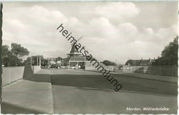 Norden - Mühlenbrücke - Foto-Ansichtskarte - Verlag Cramers Kunstanstalt Dortmund - Norden