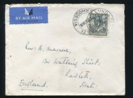 NORTHERN RHODESIA LUNDAZI POSTMARK GEORGE FIFTH COVER 1936 - Northern Rhodesia (...-1963)