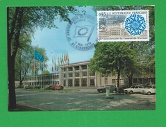 FRANCE CARTE MAXIMUM  N° 1792 Conseil De L'europe Strasbourg - 1970-1979