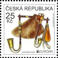 Czech Republic - 2014 - Europa CEPT - National Music Instruments - Chodsko Bagpipes - Mint Stamp - Unused Stamps