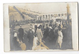 ATHENES (Grèce) Carte Photo Entrée Du Stade Belle Animation - Griechenland