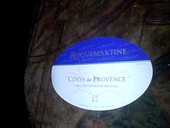 Collection Etiquette Neuve  Vin  Roquemartine Cotes De Provence Aoc 2009 - Languedoc-Roussillon