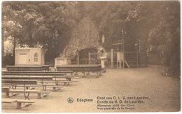 Edegem - Edeghem - Grot Van O.L.V. Van Lourdes - Algemeen Zicht Der Grot - 1922 - Edegem