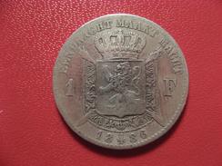 Belgique - 1 Franc Frank 1886 - Variété Belgen 9333 - 1 Franc