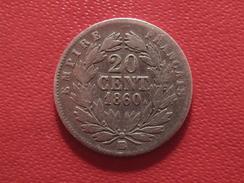 20 Centimes 1860 BB Strasbourg Napoléon III 2495 - 20 Centimes