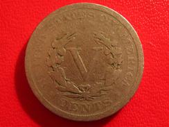 Etats-Unis - 5 Cents 1898 - Type V Cents 3072 - 1883-1913: Liberty (Liberté)