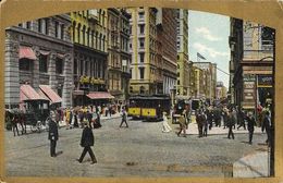 New York - Broadway And Chambers Street - Tramway - Série N° 9 - Carte Non Circulée - Broadway