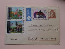 Briefomslag / Enveloppe POZNAN / Antwerpen ( Format PK / Zie Foto´s Voor Details ) - Used Stamps