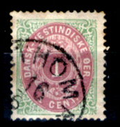 Antille-Danesi-F006 - 1873-79: Yvert & Tellier N. 5 - Privo Di Difetti Occulti - - Dänische Antillen (Westindien)