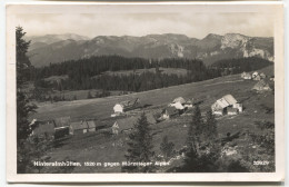 Hinteralmhutten - Austria, Old Postcard - Schneeberggebiet