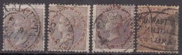 British East India Used 1856, No Wartermark, One Anna Shades 1a - 1854 Britische Indien-Kompanie