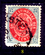 Antille-Danesi-F009 - 1873-79: Yvert & Tellier N. 6 - Privo Di Difetti Occulti - - Danimarca (Antille)