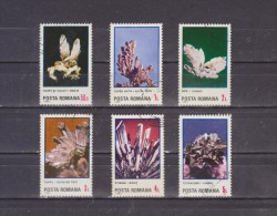 1985 - FLEURS MINERALES  Mi No 4202/4207 Et Yv No 3627/3632 - Gebraucht