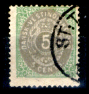 Antille-Danesi-F015 - 1873-79: Yvert & Tellier N. 8 - Privo Di Difetti Occulti - - Denmark (West Indies)