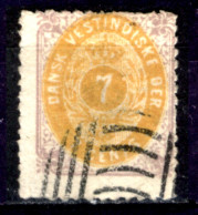Antille-Danesi-F024 - 1873-79: Yvert & Tellier N. 9 - Privo Di Difetti Occulti - - Dänische Antillen (Westindien)
