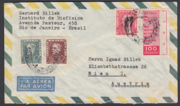 Brasil 1986,Airmail Cover Rio De Janerio To Wien W./postmark "Rio De Janerio", Ref.bbzg - Cartas & Documentos