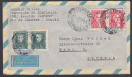 Brasil 1986, Airmail Cover Rio De Janerio To Wien W./postmark "Rio De Janerio", Ref.bbzg - Lettres & Documents