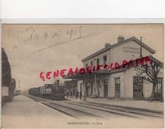 77 - MAISON ROUGE - LA GARE  1905 - Otros & Sin Clasificación